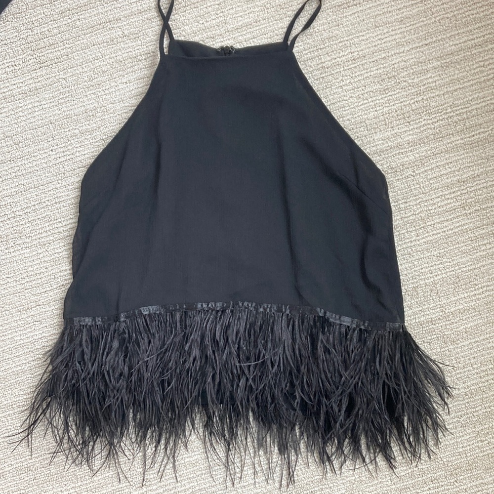 Endless rose feather top NWT - image 4